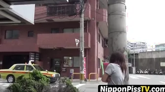 Teeny Red Riding Hood - Peeing In Public With A Twist Of Perversion