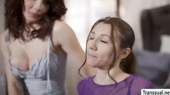 Shemale fucks her friend infront of her fiancee