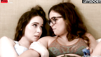 Horny Stepmom Gives Sex Lessons To Stepdaughter And Girlfriend In Steamy Threesome