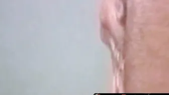 adorably retro gays petting their hairy cocks and cums