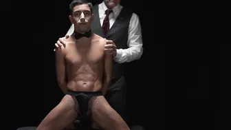 Auction Fever! Hot Milo Sucks & Swallows Huge Load In POV Style