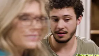 Cory Chase arrives home with her stepson Apollo Banks