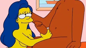 MILF Marge Simpson cheating