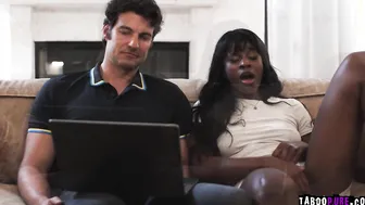 Jay and Nicole are watching a sluty movie together