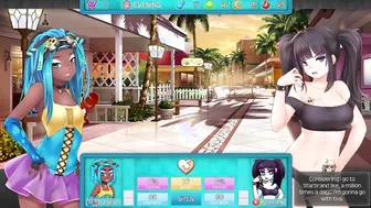 Hottie Sex with two Milfs - HuniePop two - Part four