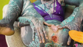 2 Heavy Tattoo Girls Get Ass Fucked By A Big Dick