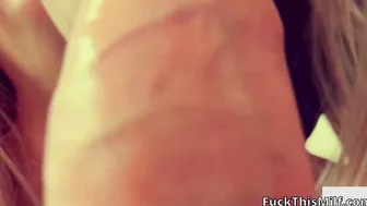 Hot milf in short pink shorts seduced me. Big White Ass Rides Big Cock Perfect body