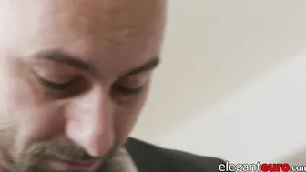 Delectable Euro maid enjoys hard anal pounding with her boss