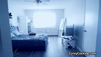 Sloppy oral by curvy big tit Velma