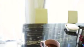 My girlfriend persuaded me to fuck her pussy instead of playing PS5 19