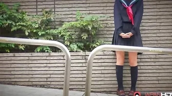 Fu Sazanami dresses in an old uniform