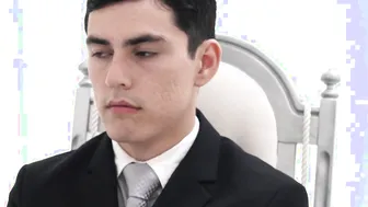 Senior porn video – Twinkie appreciates handjob meeting from his full grown Mormon senior