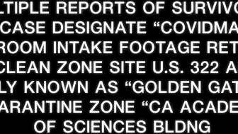 GLOBAL OUTBREAK Tape 1 - Cleanroom Intake - Dad Son Inspection