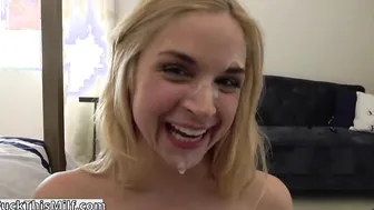 Hot MILF with huge tits gets interviewed while getting rammed 2