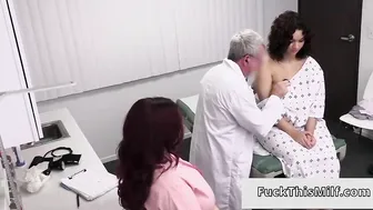 Thick And Busty Nurse And Patient Natasha Nice  Crystal Chase Share Doctors Dick 9