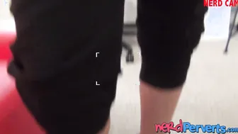 UK teen babe Danielle Darlow pussy play and POV blowjob