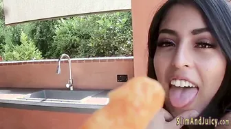 Round booty hispanic 18 year old ride long african penis