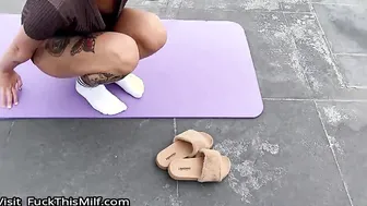 Dirty yoga instructor fucked me when he saw my cameltoe 4