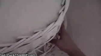 BBW sister stuck under table. Fucked by stepbro as a result. 6