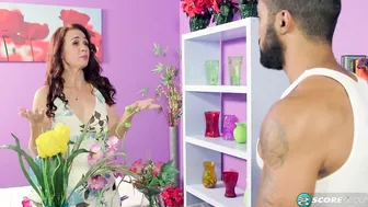 Flowers a BBC and a creampie