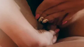 Milf ride a dick Close up