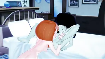 Kim Possible has dyke sex with Sheego tribbing orgasm.