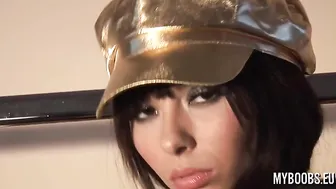 Busty Babe In Hip Hop Style