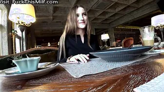 An Ex-Girlfriend Gave A Blowjob In A Restaurant And I Fucked Her Hard After Dinner 6