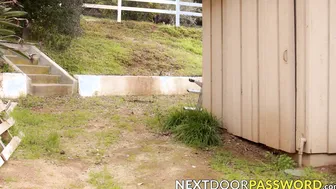 Two muscular studs sucking cocks and pounding raw outdoor
