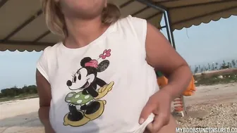 Busty Teen Malina May Public Naked On Playground