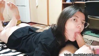 Girlfriend from uni stayed overnight in my room and got fucked 9