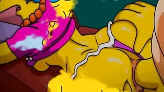 Marge Simpson real wife cheating