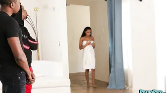 PetitesEbony - Interracial Threesome with Small Frame Beauties