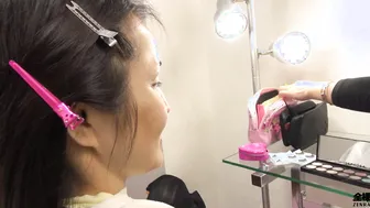 Transforming frumpy Japanese housewife into beautiful sex swan