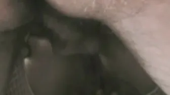 fishnet stockings are worn by italian wife while fucked