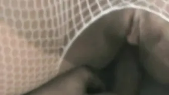 fishnet stockings are worn by italian wife while fucked