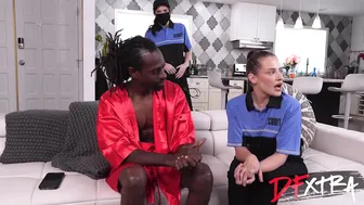 Nutsy Ex Security Babe Gets BBC Creampied - DFXtra