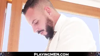 Ruslan Angelo a brazen jock was rimmed and fucked by Leo Rosso