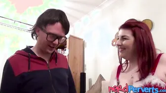 Costumed UK babe Lucy Lane pounded hardcore doggystyle