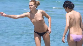 Young nudist cuties caught on camera