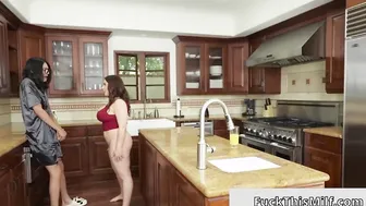 Horny MILFs Natasha Nice  Bunny Madison Enjoy Some Hard Dick In A Steamy Threesome W
