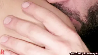 Bound shemale slave anal fucked and punished