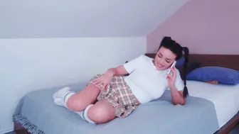 Stepsister cheated on her boyfriend with stepbrother 25