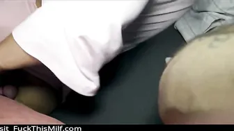 Singe room for me and my hot stepmom with big tits and perfect ass 14