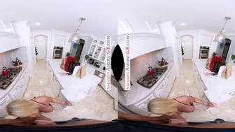 Mellanie Monroe finally gets her neighbor alone to fuck his brains out