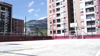 Intense exercise routine lesbian colombian with my friend Carla Morelli 29