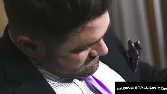 Bearded Hunk Drills Hot Shot Jock - RagingStallion