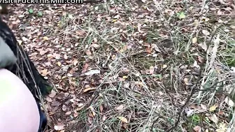 Public pickup and cum inside the girl outdoors 8