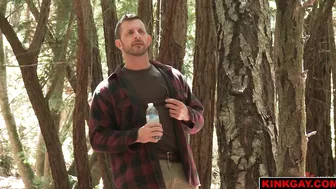 Flogging porn video – Bound and Fucked in the Woods by Stranger