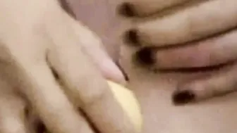 masturbation video with cute busty amateur housewife